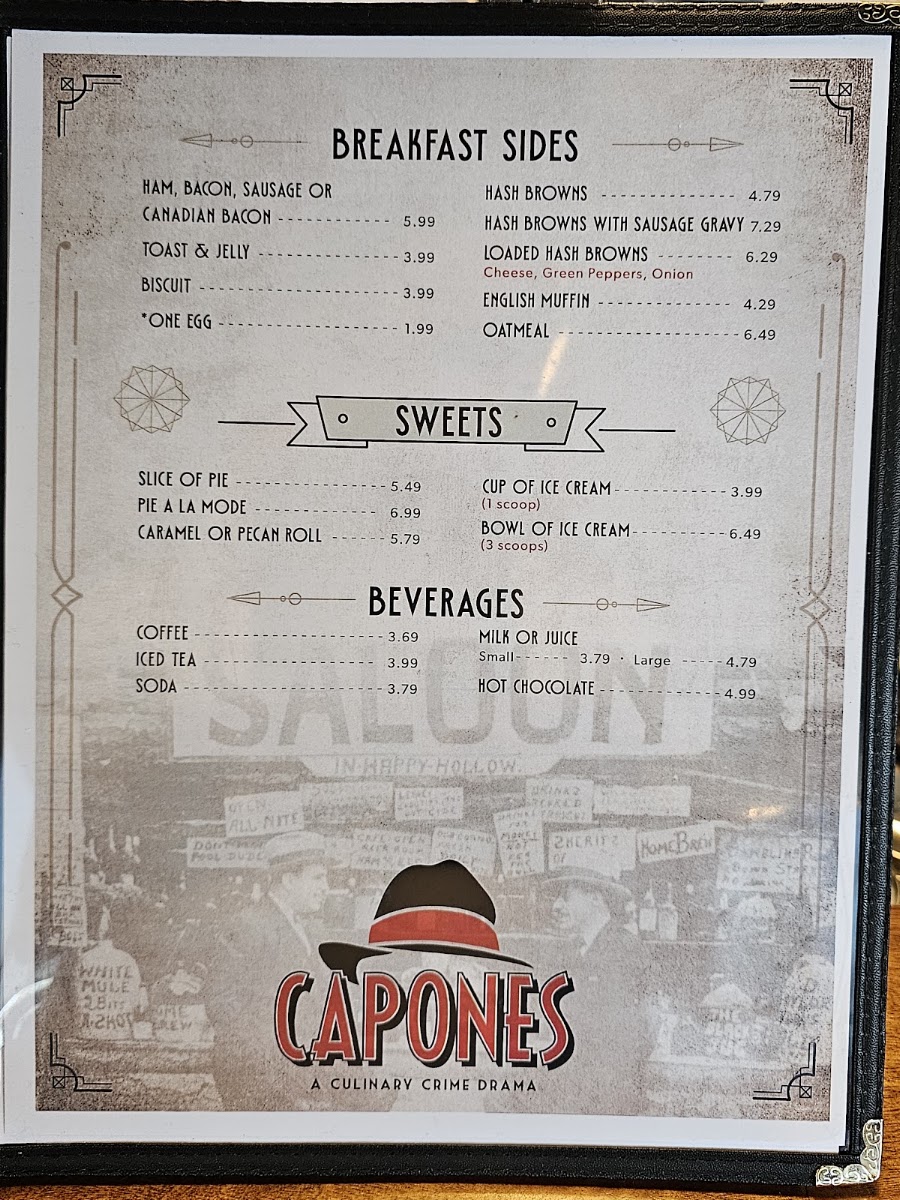 Capones | Bar and Grill Menu 7