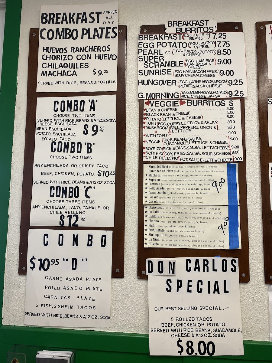 Don Carlos Taco Shop Menu 10