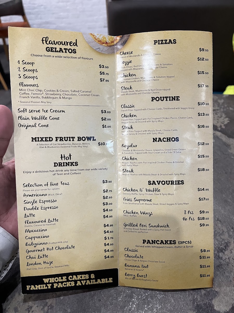 Johnny Custard Dessert Co Menu 8