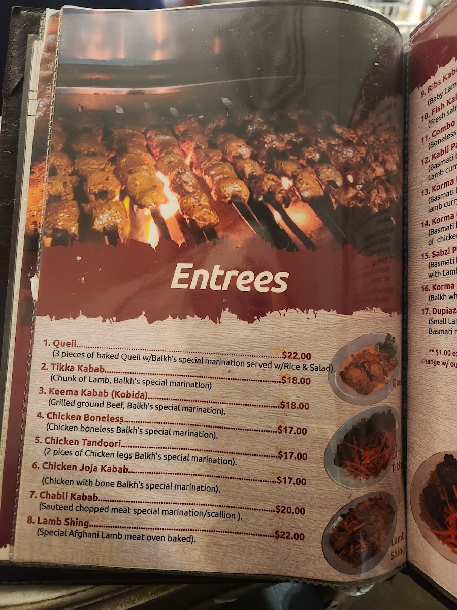 Balkh Shish Kabab House Menu 7