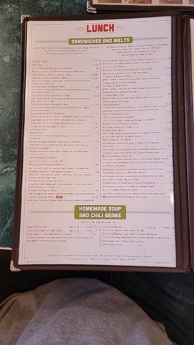 Old Country Coffee Shop Menu 3