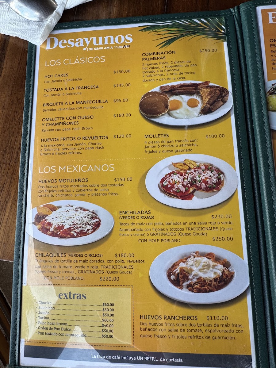 Restaurante Palmeras Cozumel Menu 10