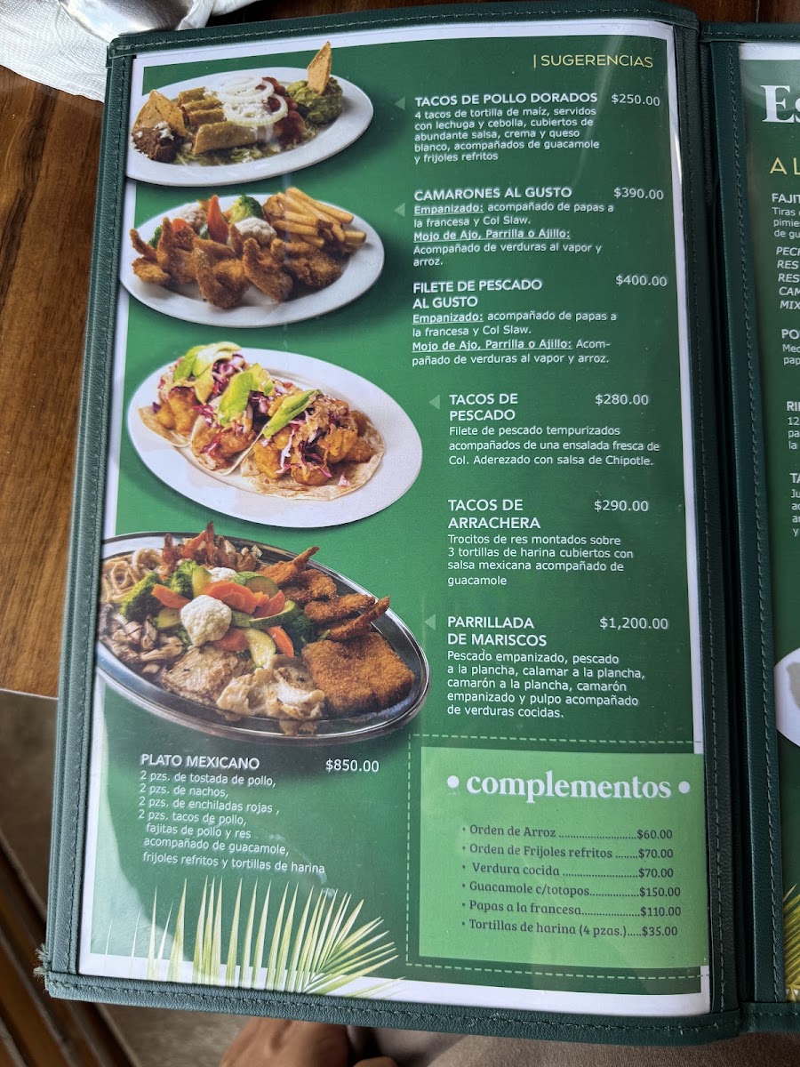 Restaurante Palmeras Cozumel Menu 4