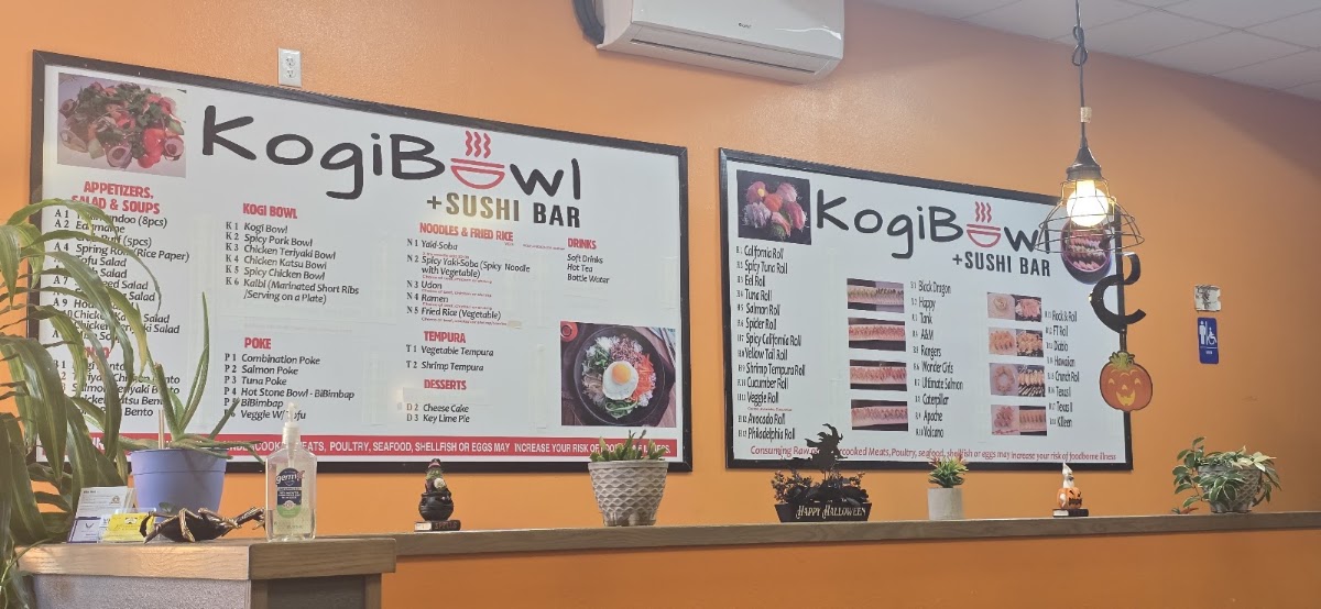 Kogibowl Sushi Bar Menu 1