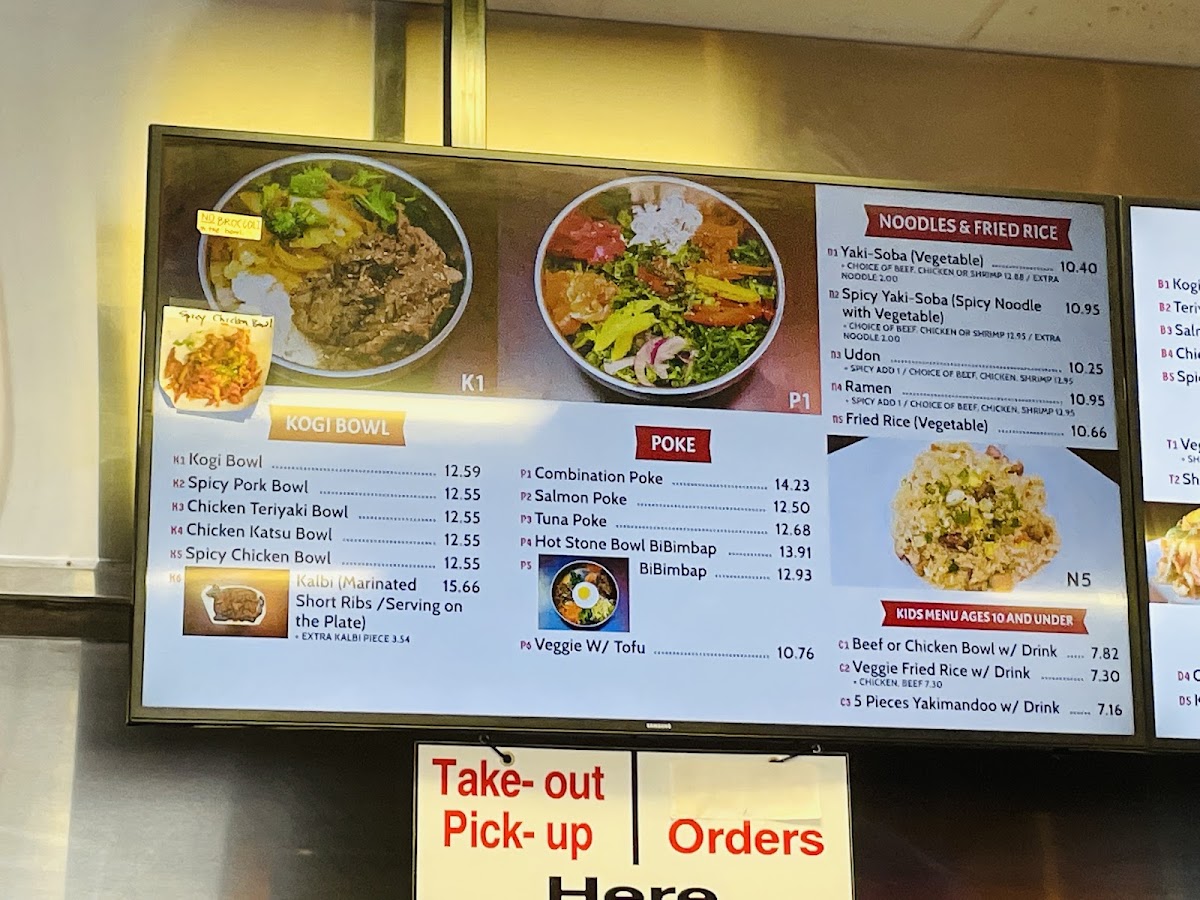 Kogibowl Sushi Bar Menu 8