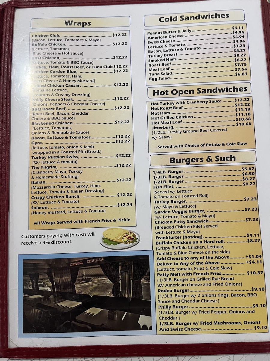 Martindale Chief Diner Menu 3