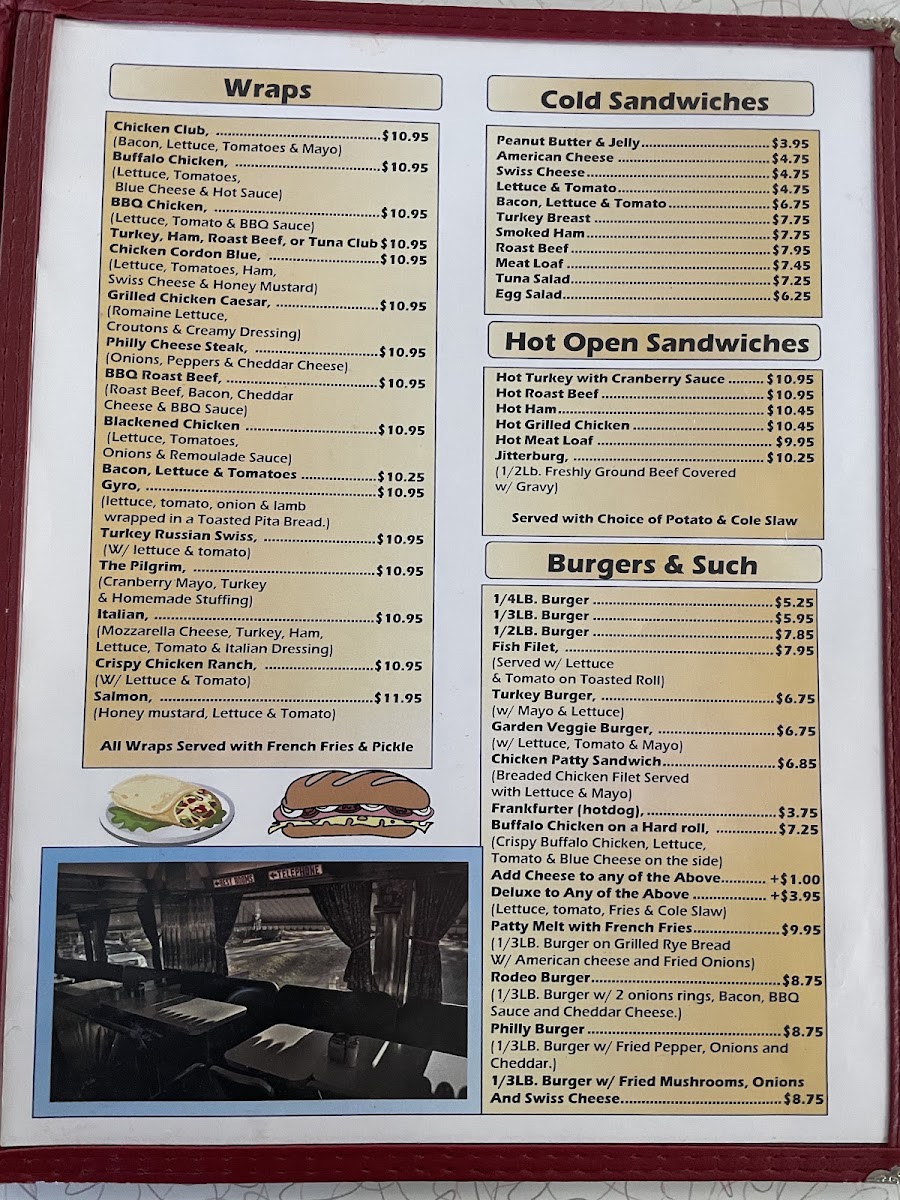 Martindale Chief Diner Menu 6