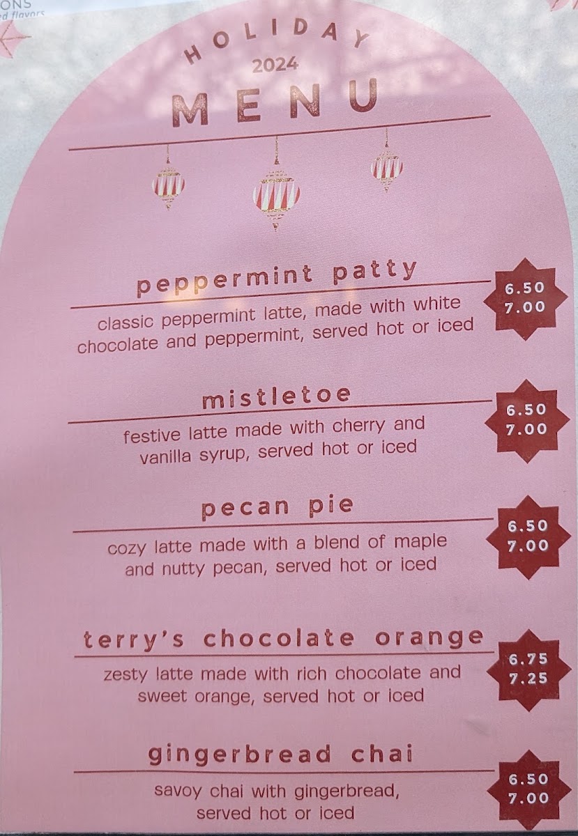 Red Kite Coffee Company Menu 5