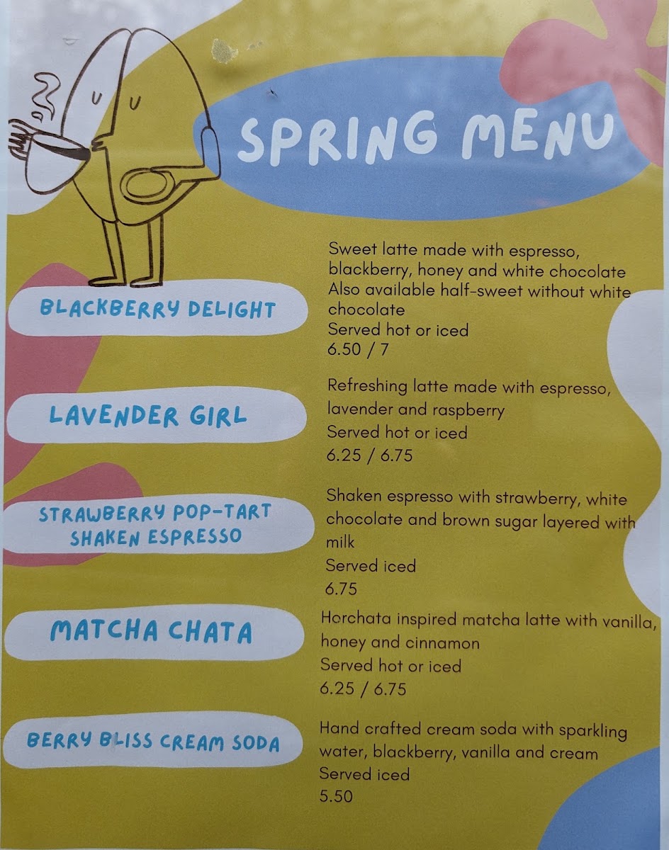 Red Kite Coffee Company Menu 6