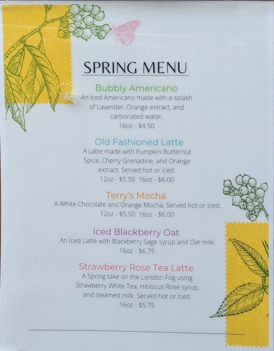 Red Kite Coffee Company Menu 7