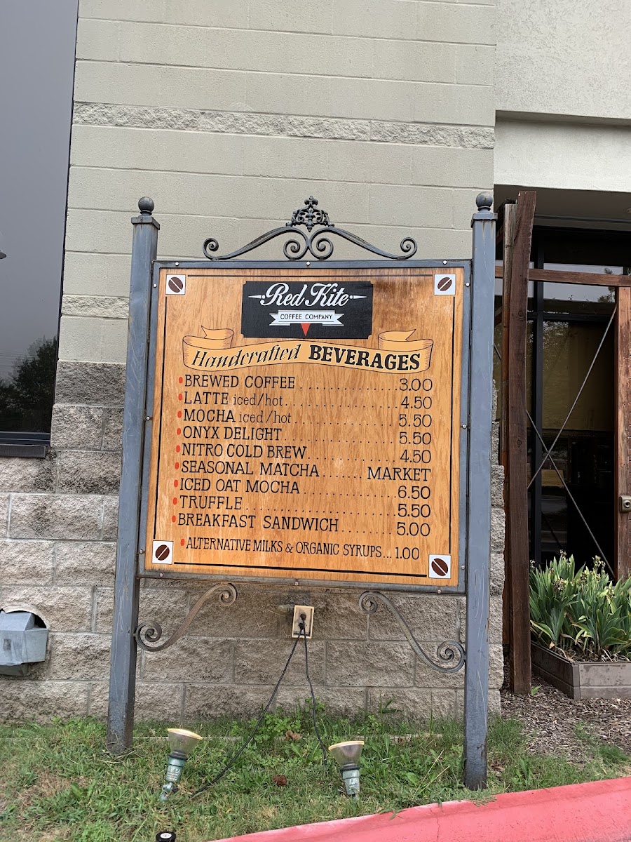 Red Kite Coffee Company Menu 8