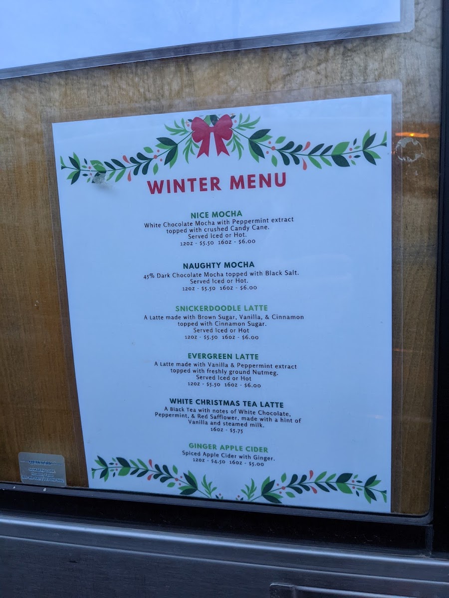 Red Kite Coffee Company Menu 9