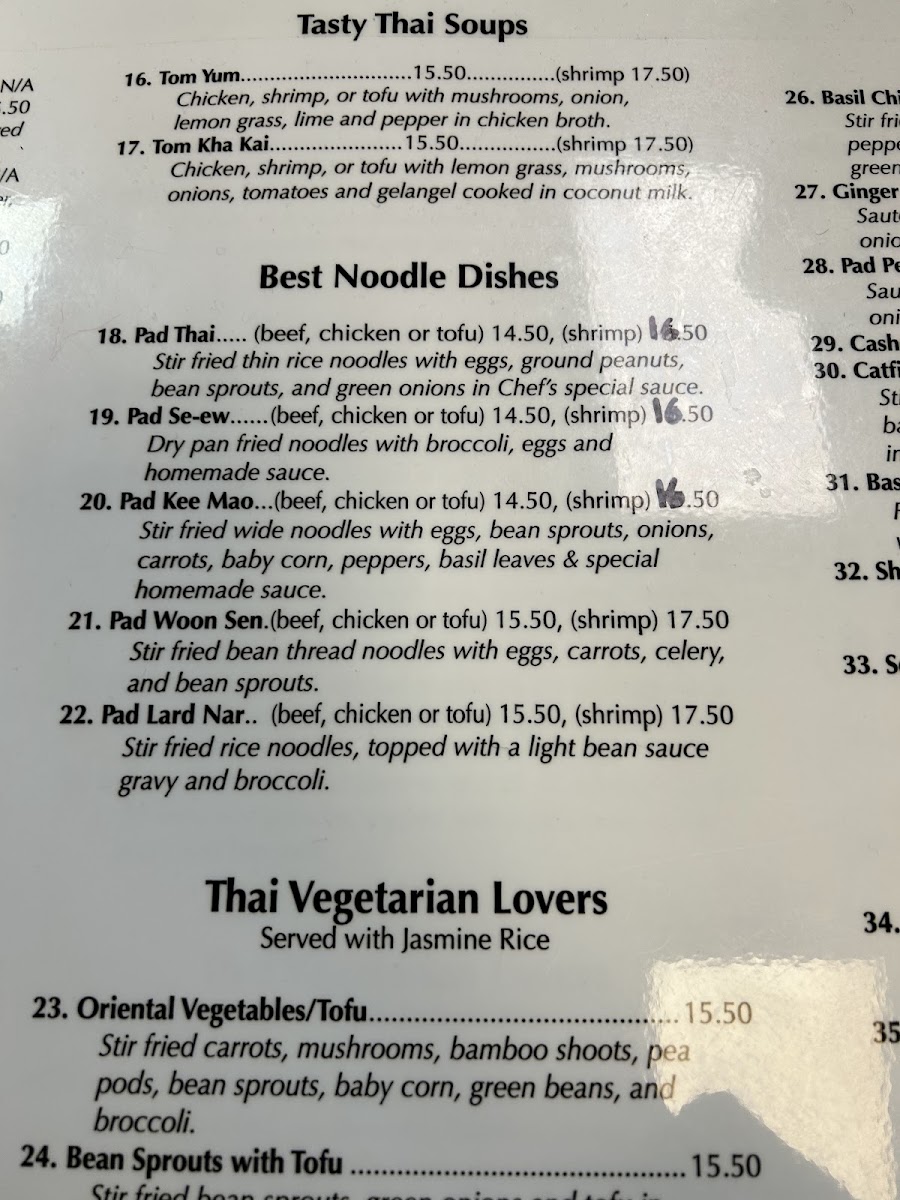 Bangkok Thai Restaurant & Pho 911 Menu 9