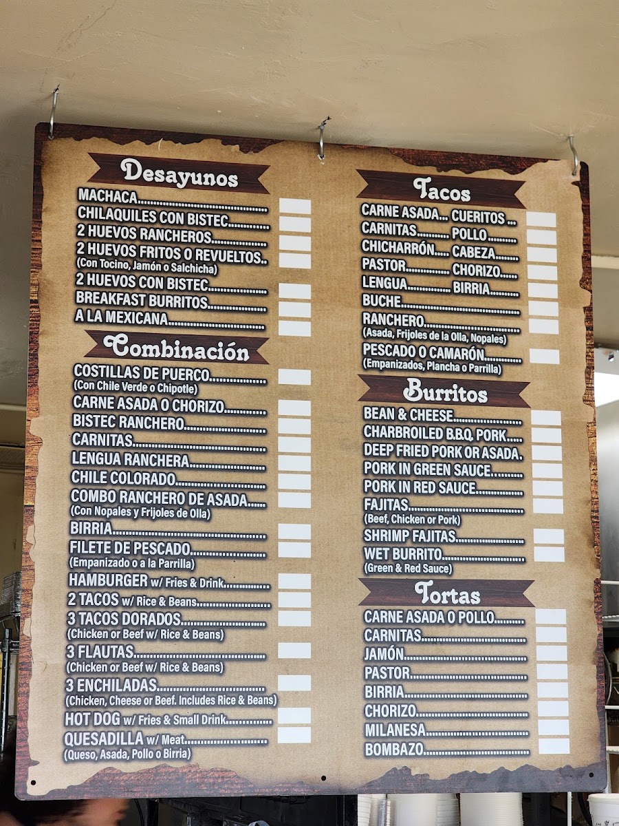 El Trigo Restaurant Menu 10