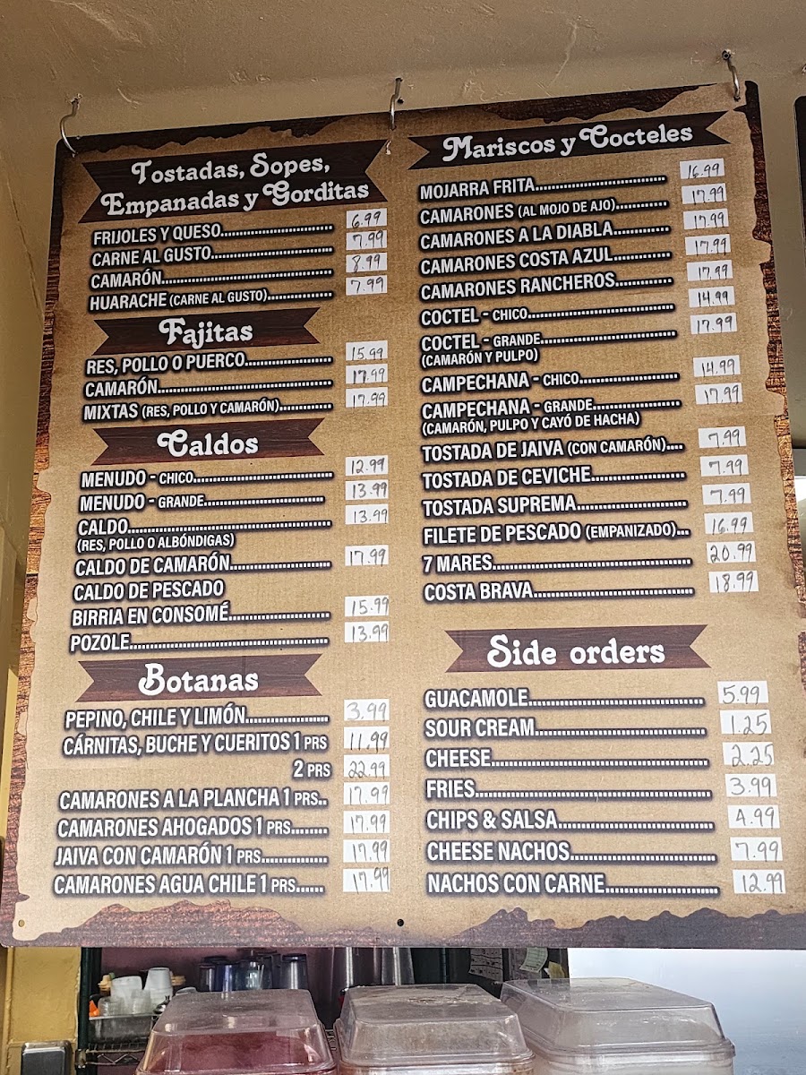 El Trigo Restaurant Menu 4
