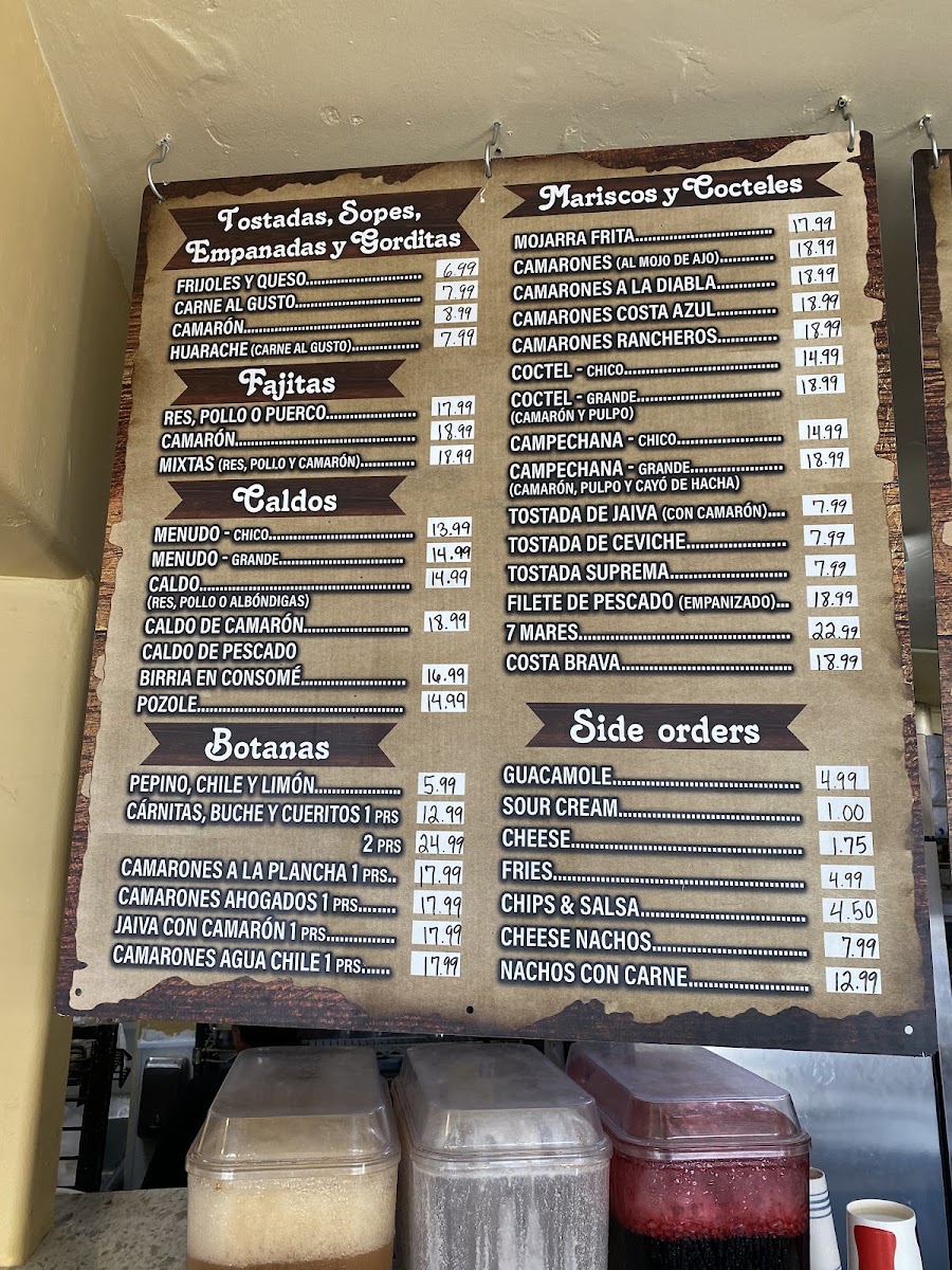 El Trigo Restaurant Menu 5