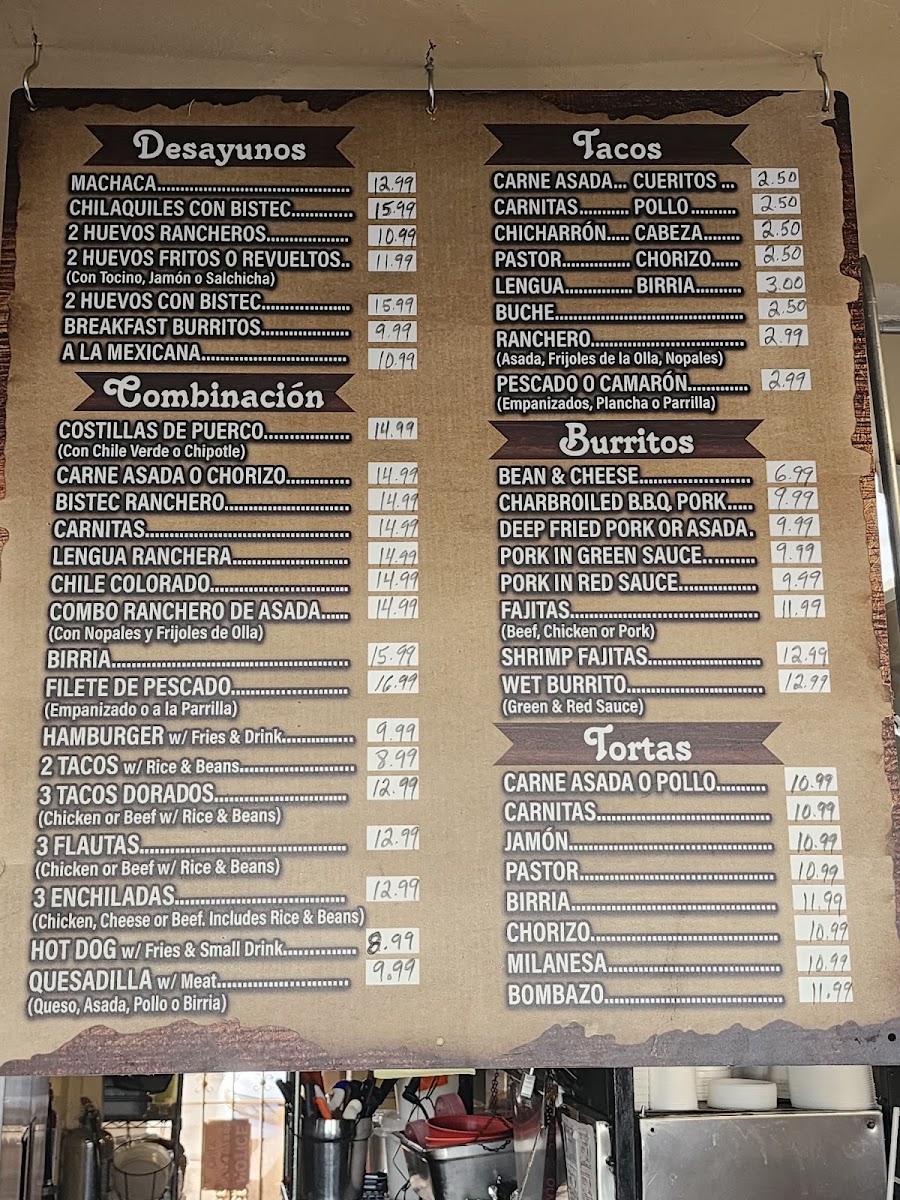 El Trigo Restaurant Menu 6