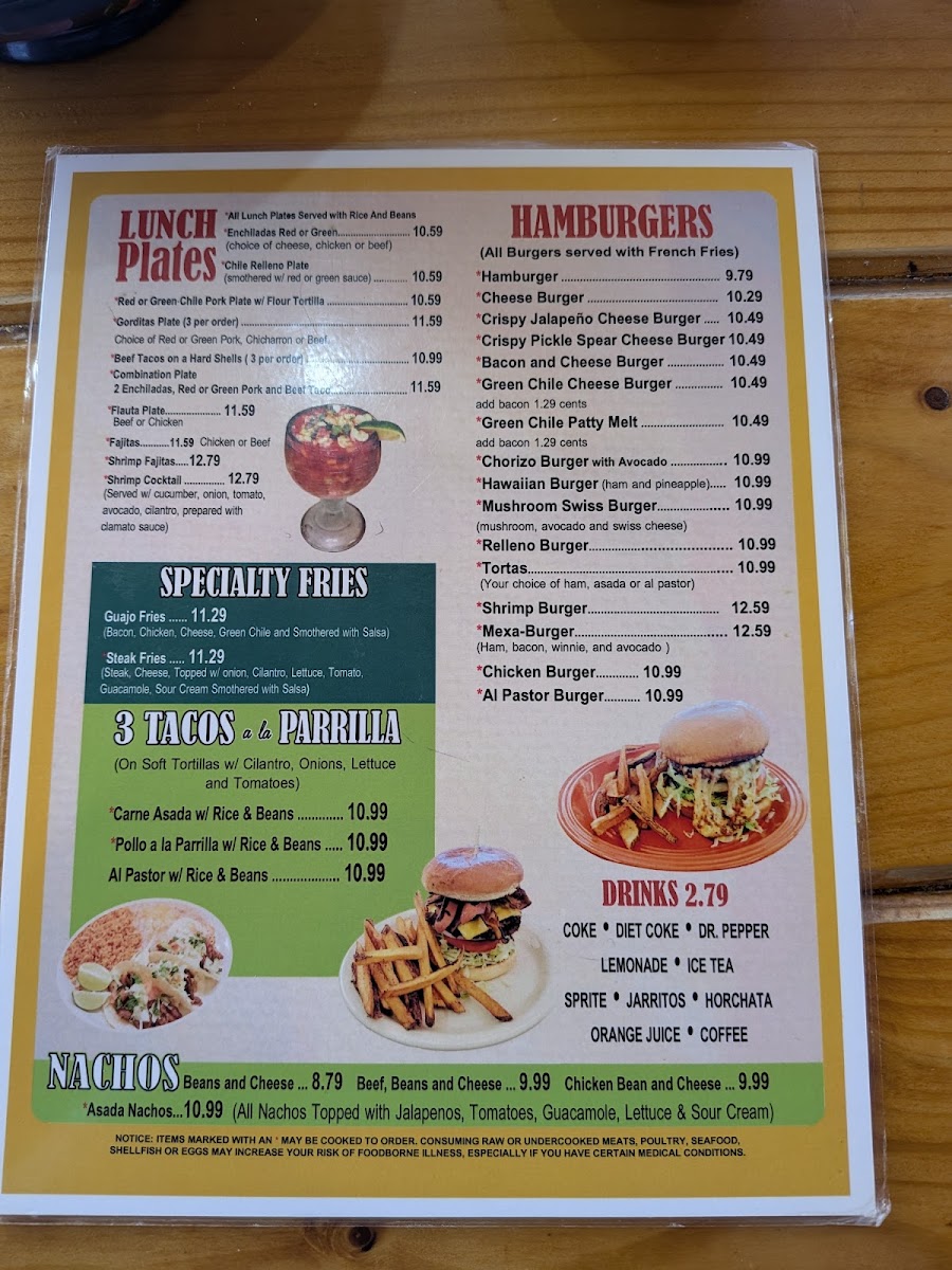 El Jacalito Restaurant Menu 3