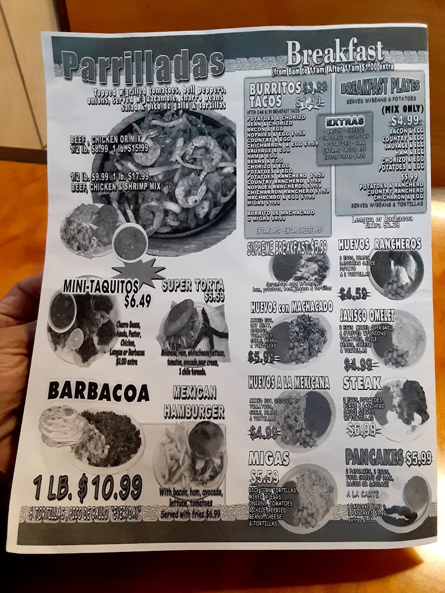 Las Tapatias De Jalisco Menu 3