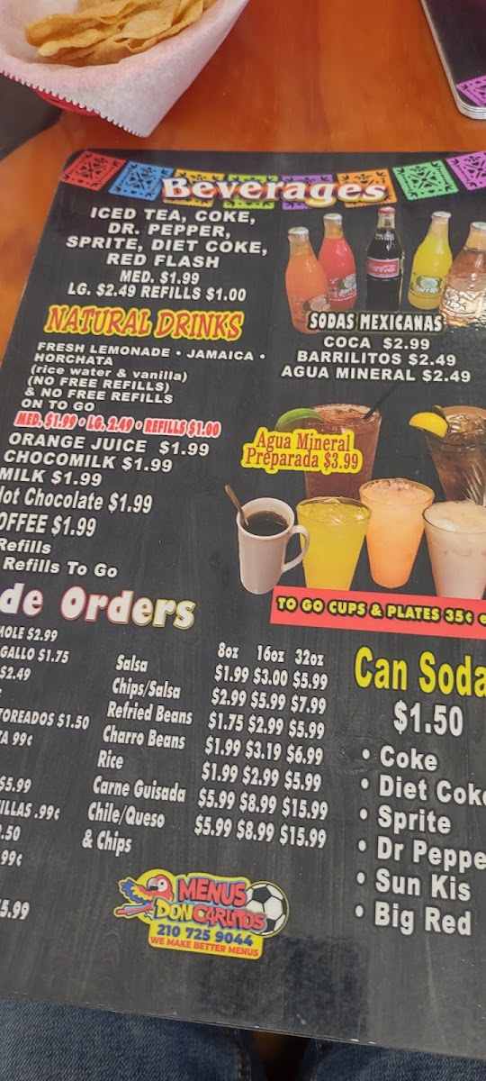 Las Tapatias De Jalisco Menu 8