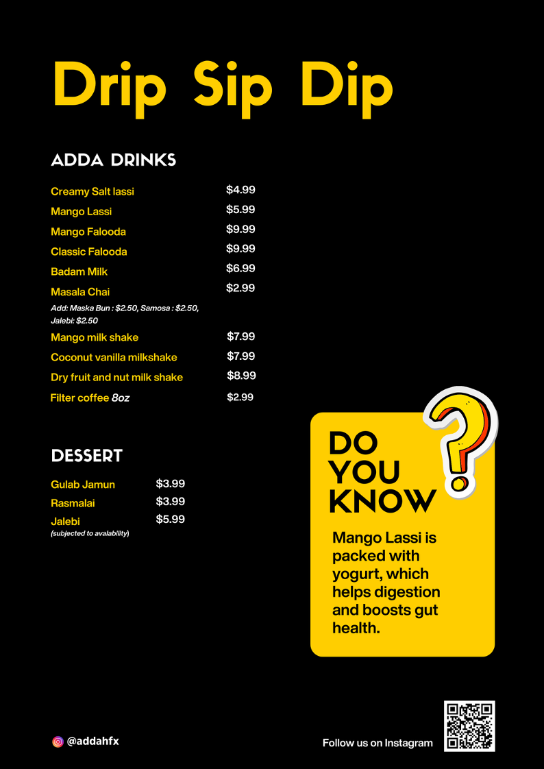 Adda Indian Eatery Menu 6