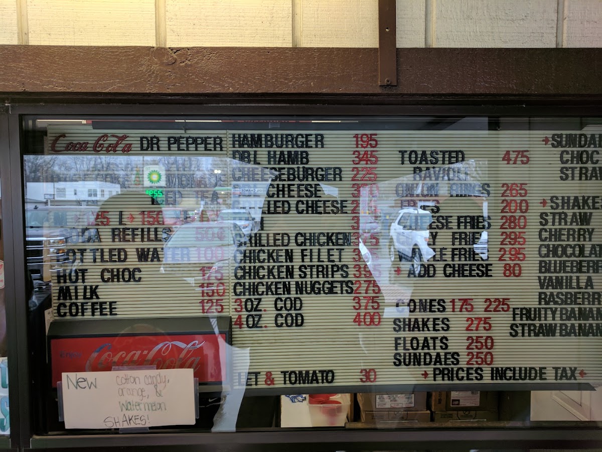 Wally's Drive-In Menu 8