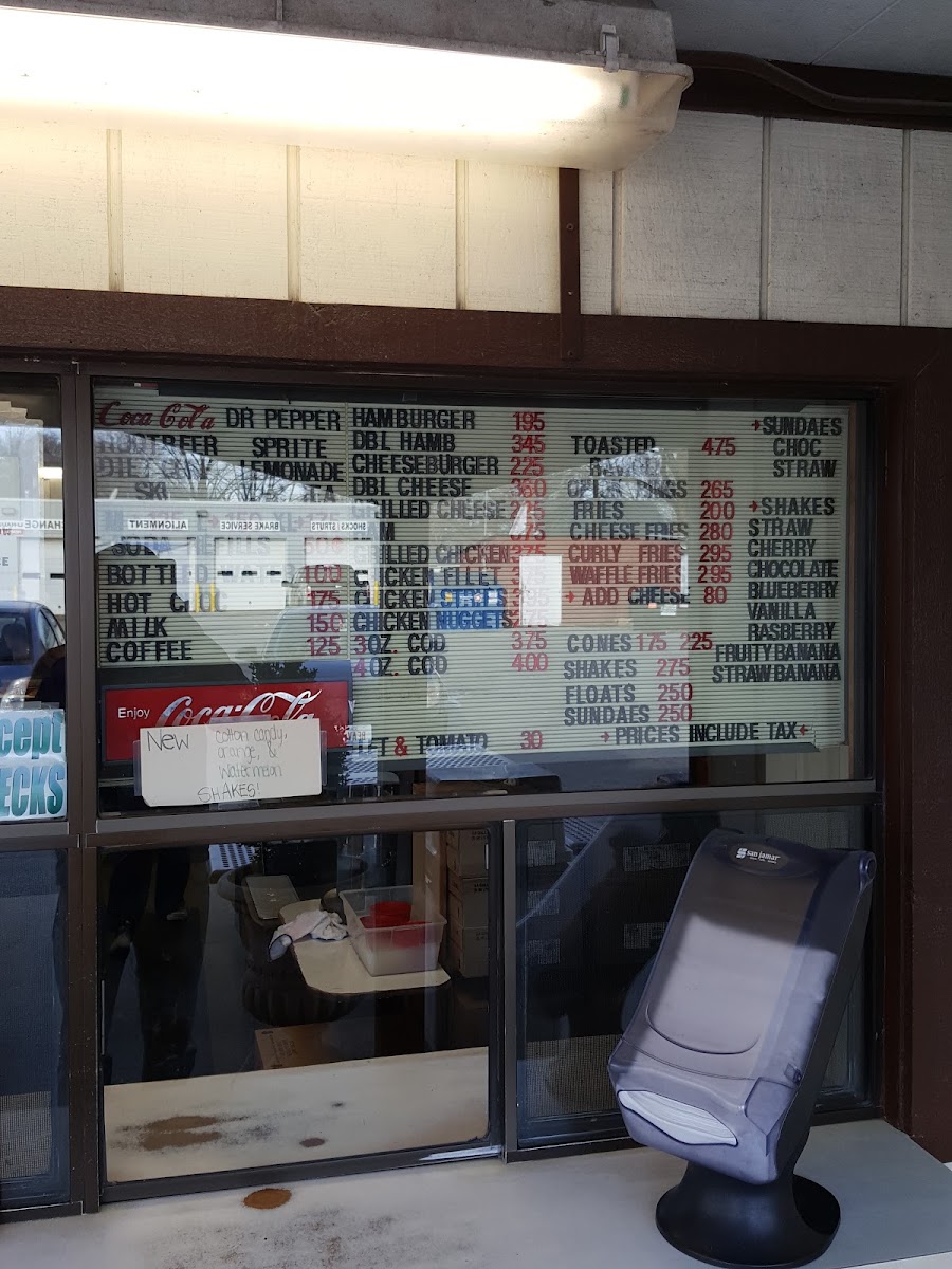 Wally's Drive-In Menu 9