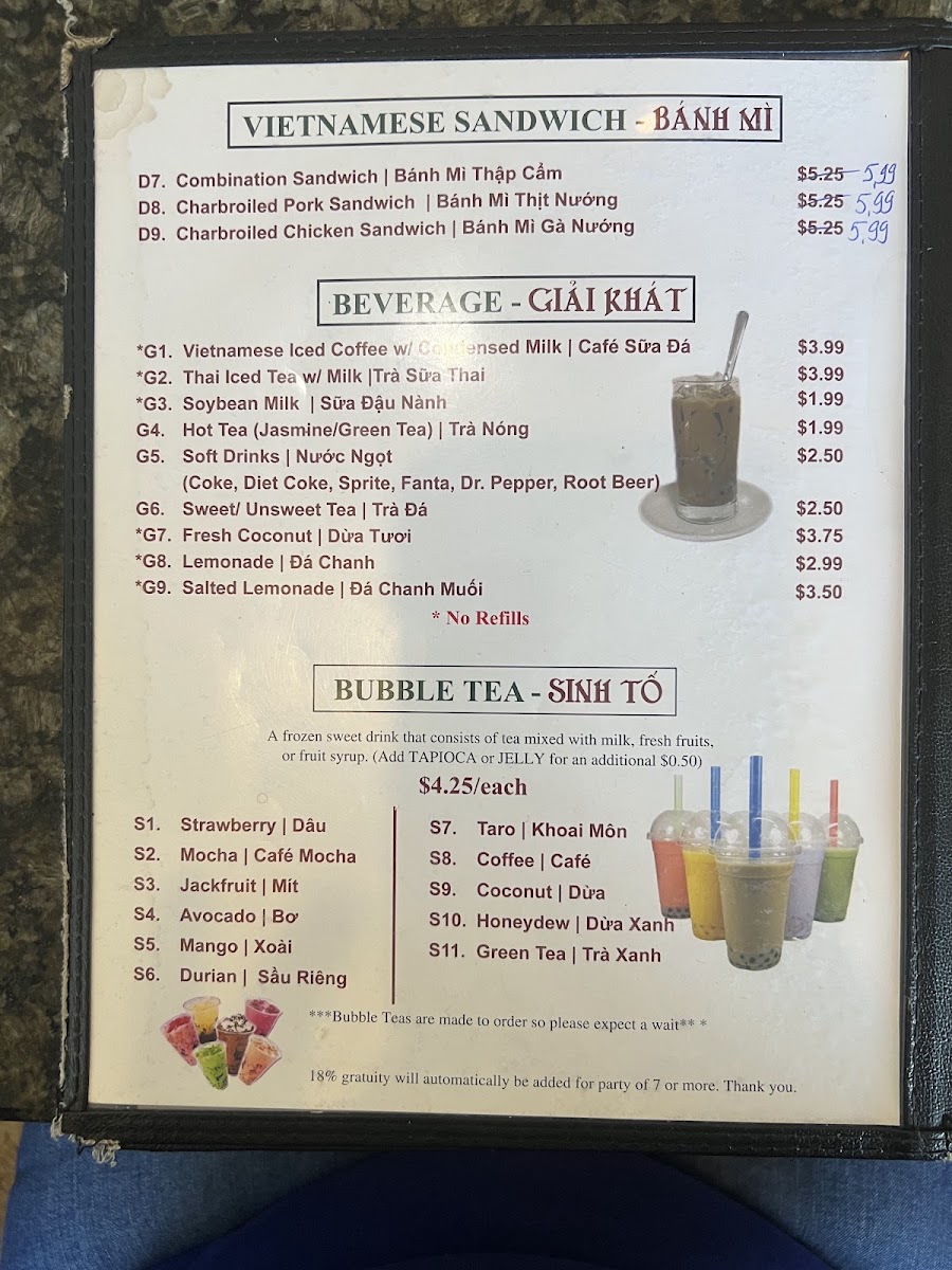 Pot Au Pho Mobile AL Menu 5
