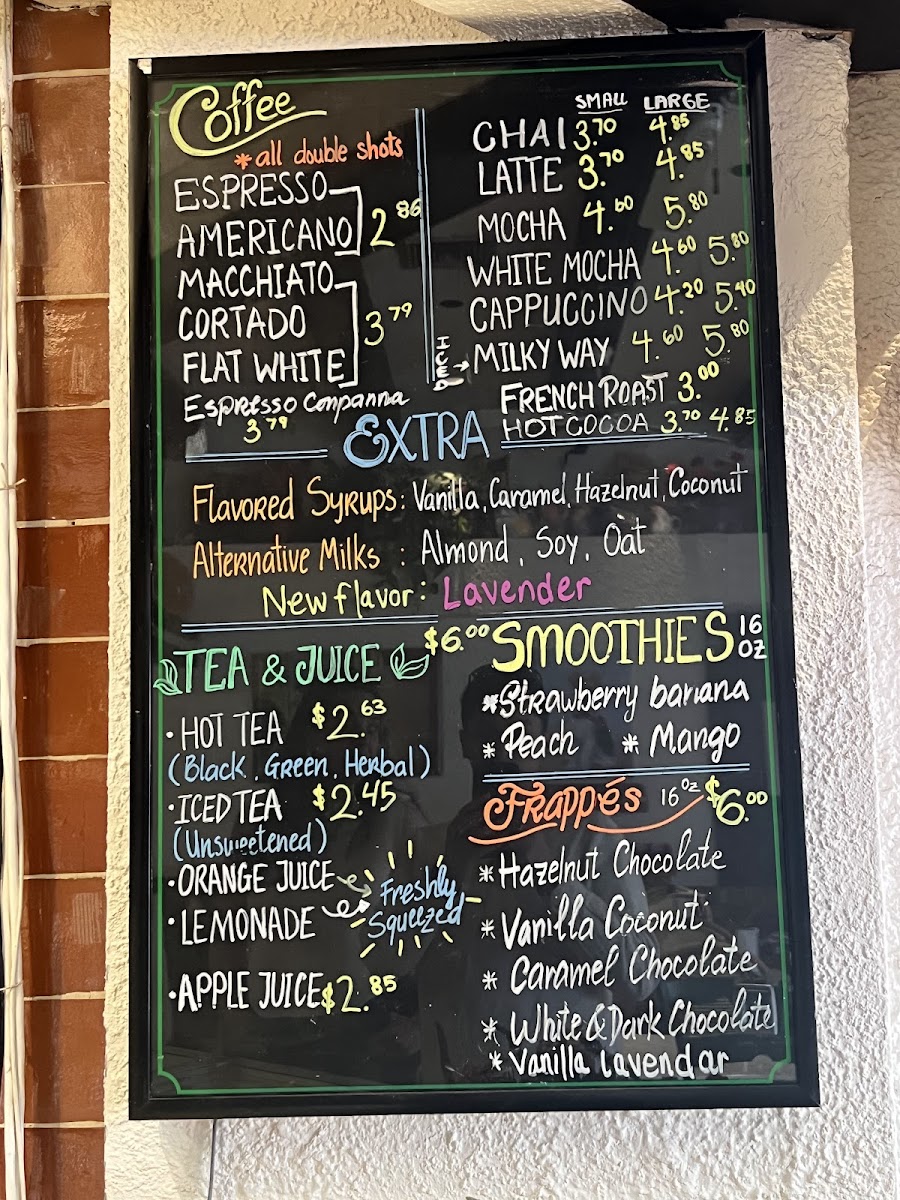 Croissant-Brioche bakery Menu 1