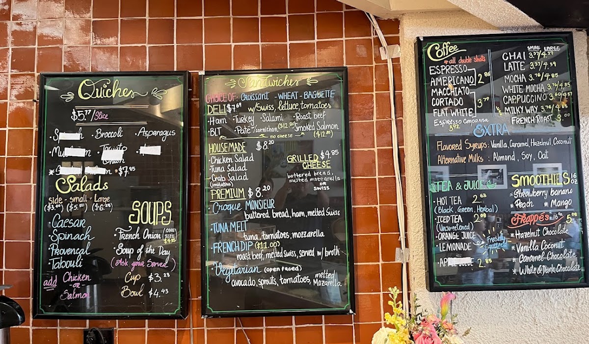 Croissant-Brioche bakery Menu 4