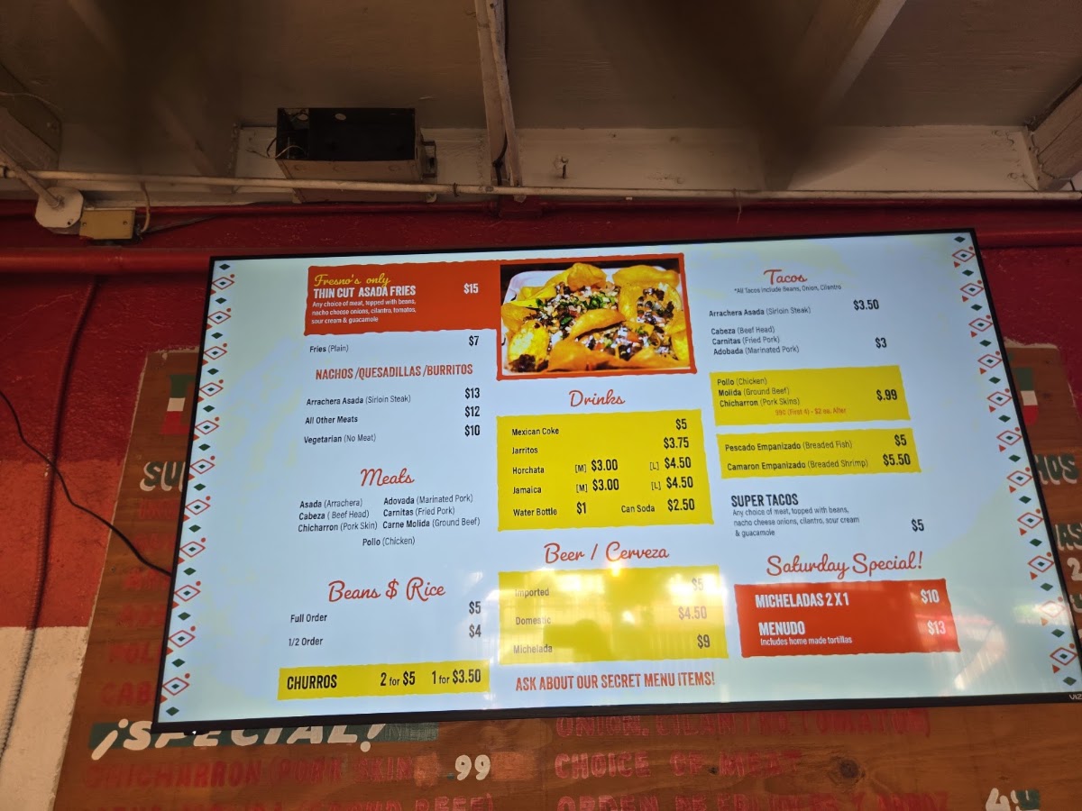 Don Tacha Taquería Menu 3