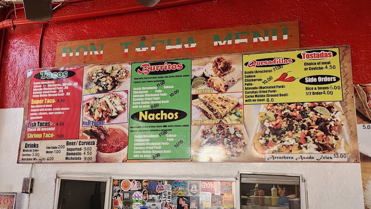 Don Tacha Taquería Menu 4