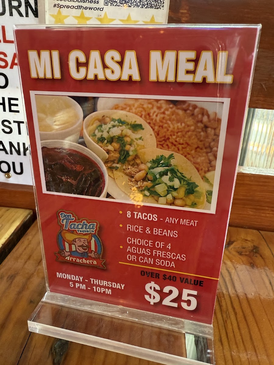Don Tacha Taquería Menu 8