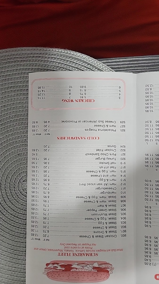 Good Hope Carry Out Menu 6
