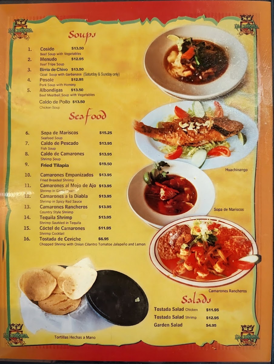 La Corona Taqueria Menu 4