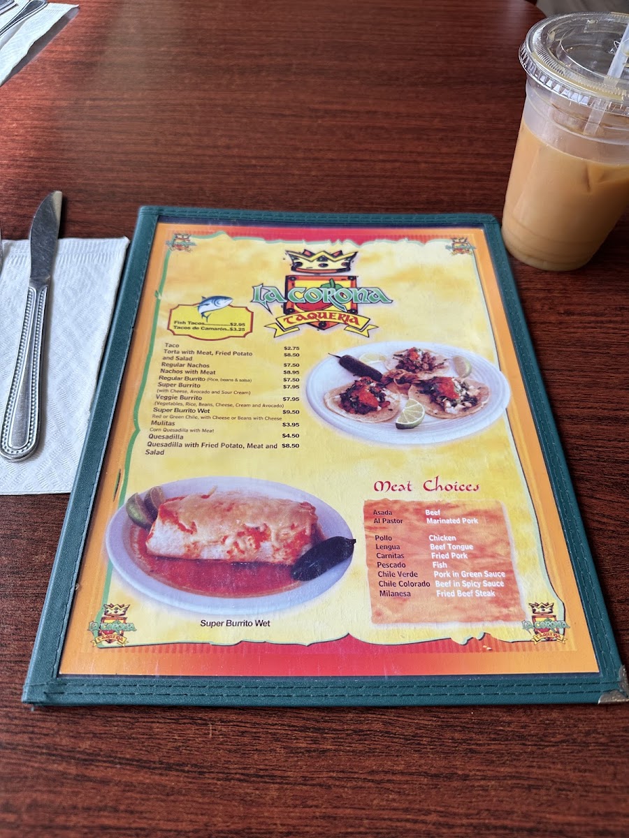 La Corona Taqueria Menu 7