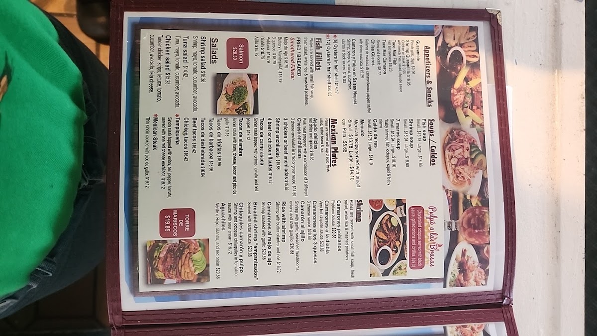 Delicias Del Mar Menu 10