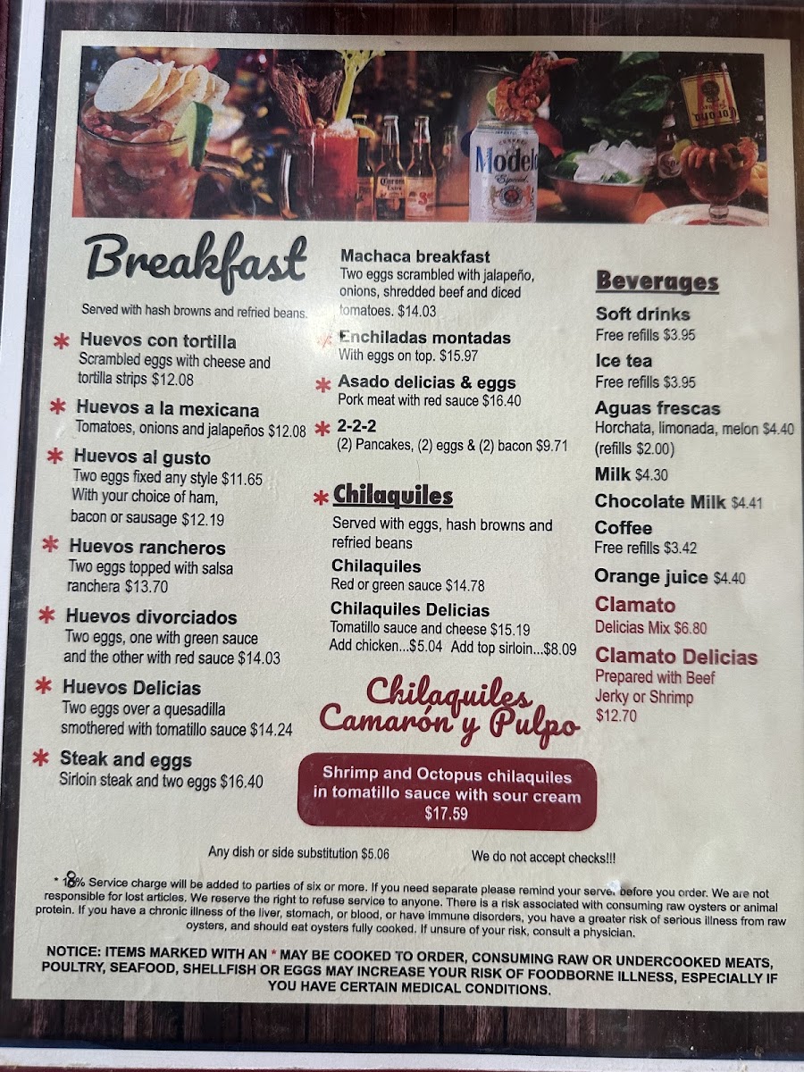 Delicias Del Mar Menu 2