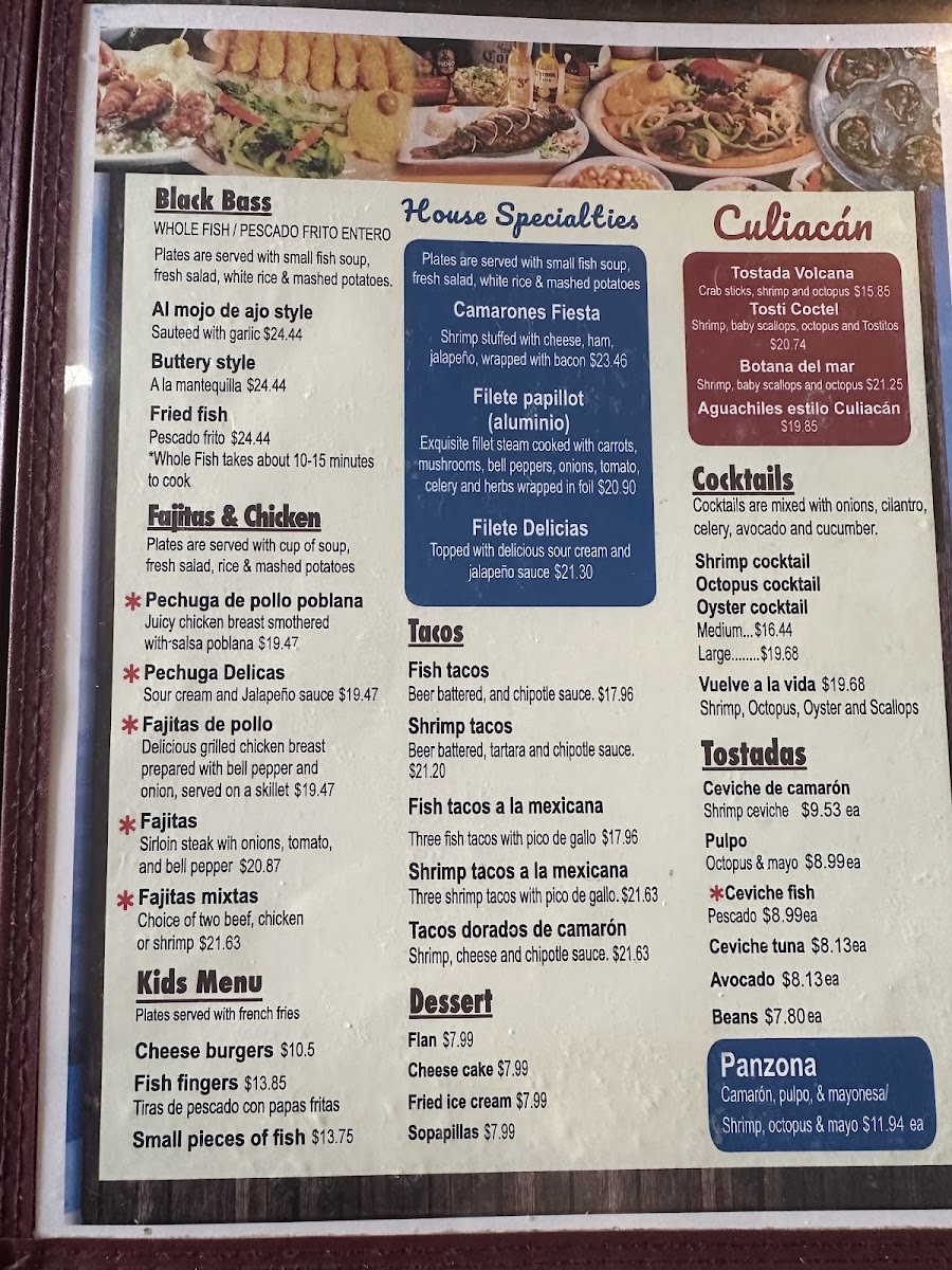 Delicias Del Mar Menu 3