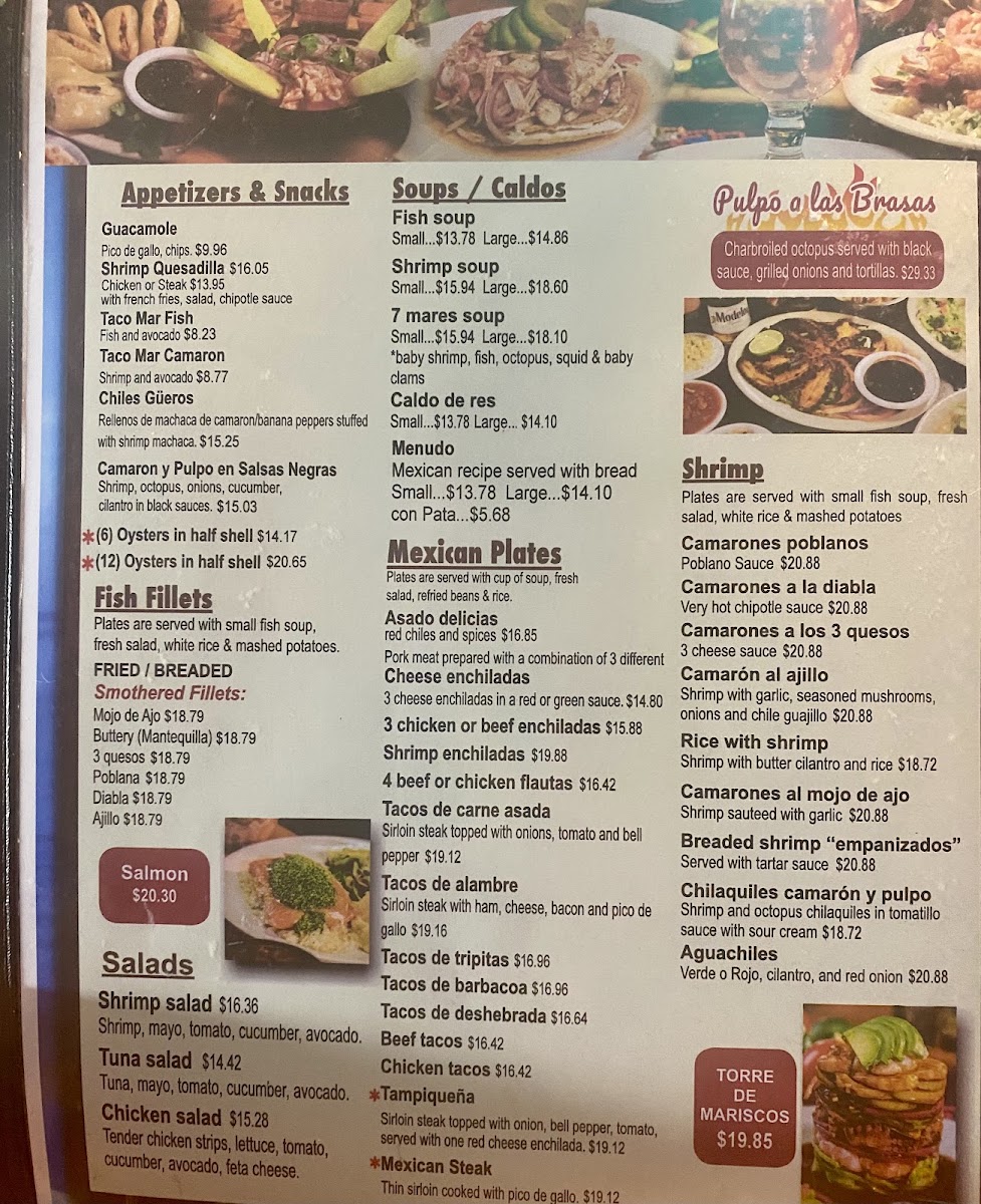 Delicias Del Mar Menu 4