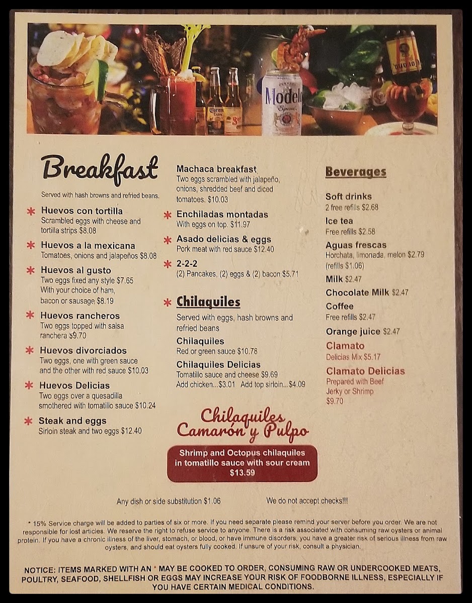 Delicias Del Mar Menu 7