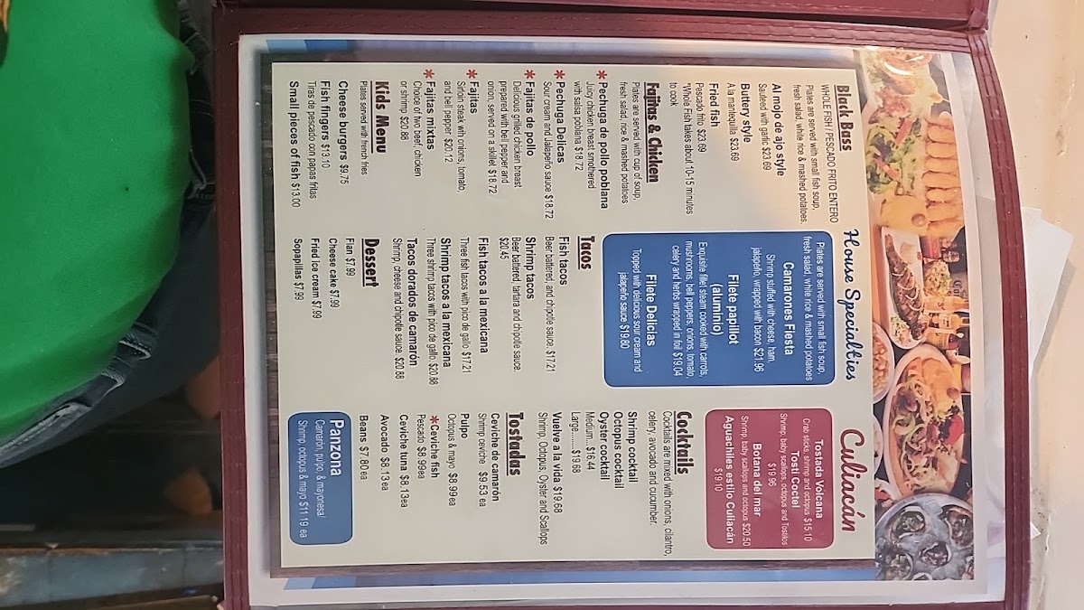 Delicias Del Mar Menu 9