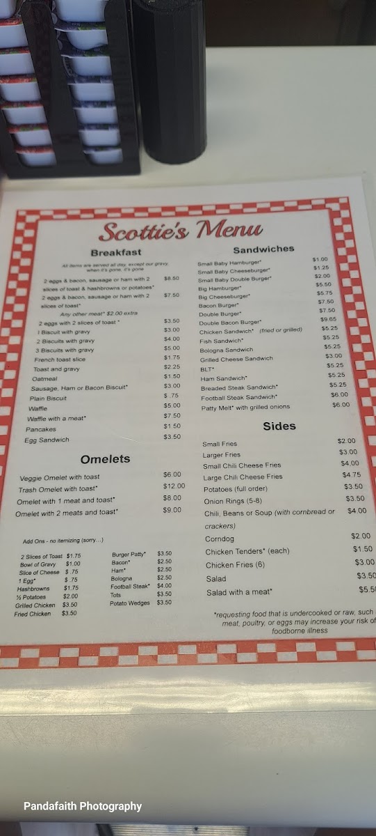 Scotties of Powell Menu 10