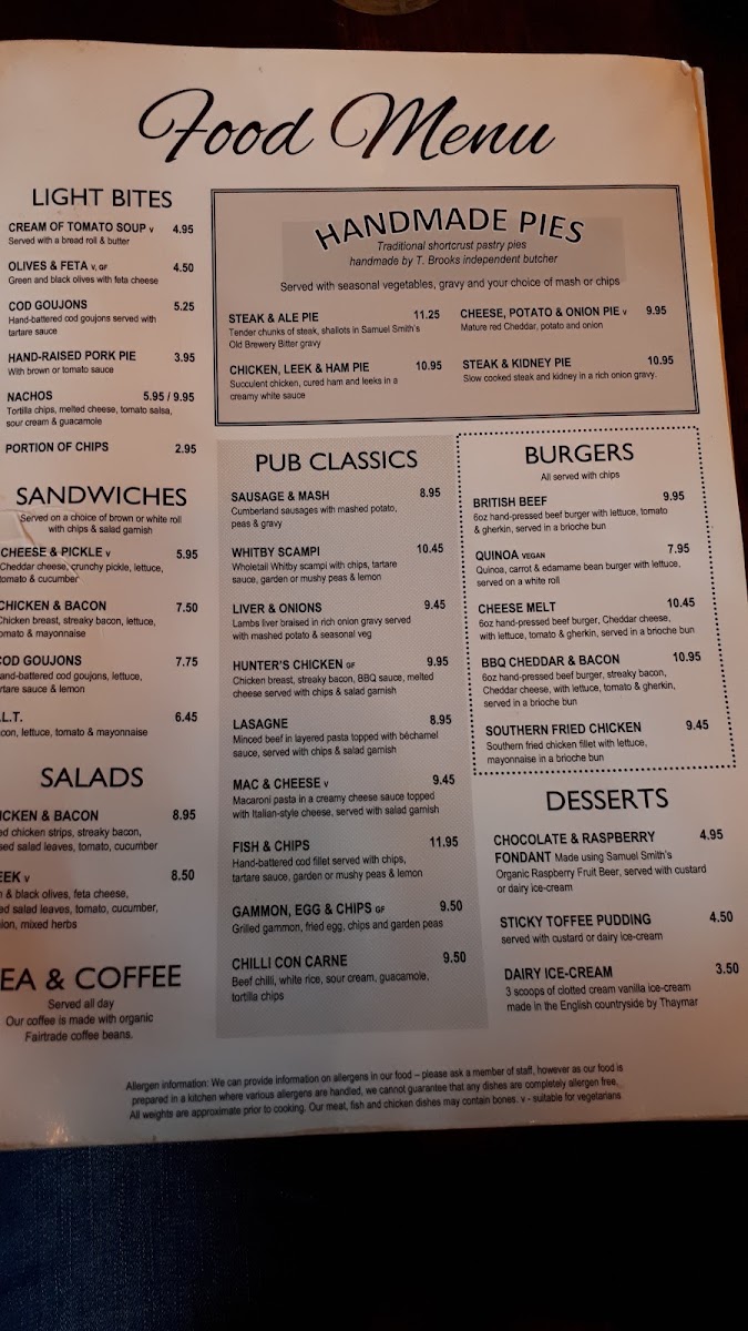 Angel In The Fields Menu 10