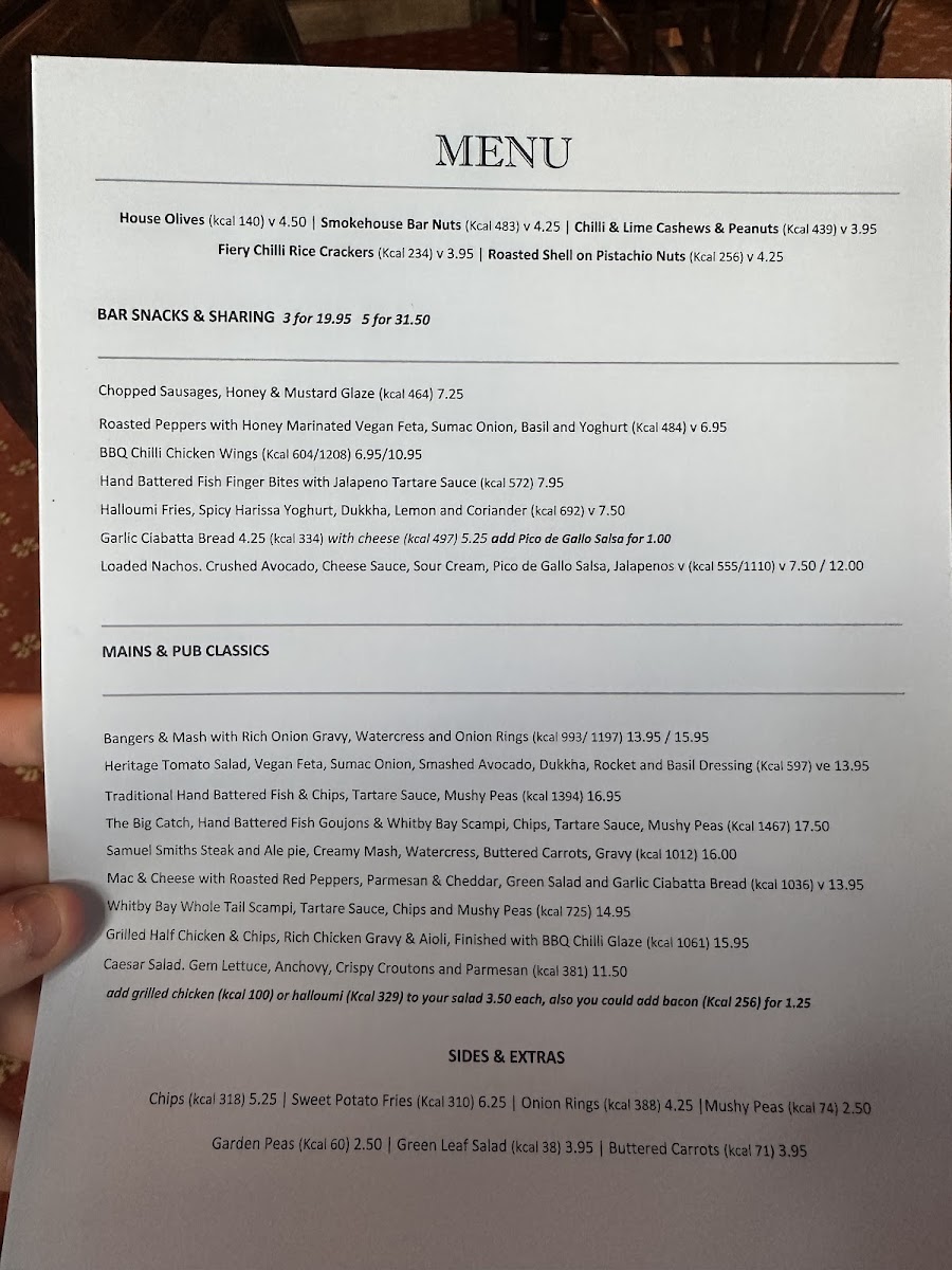 Angel In The Fields Menu 2