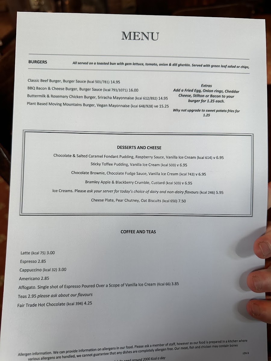 Angel In The Fields Menu 3