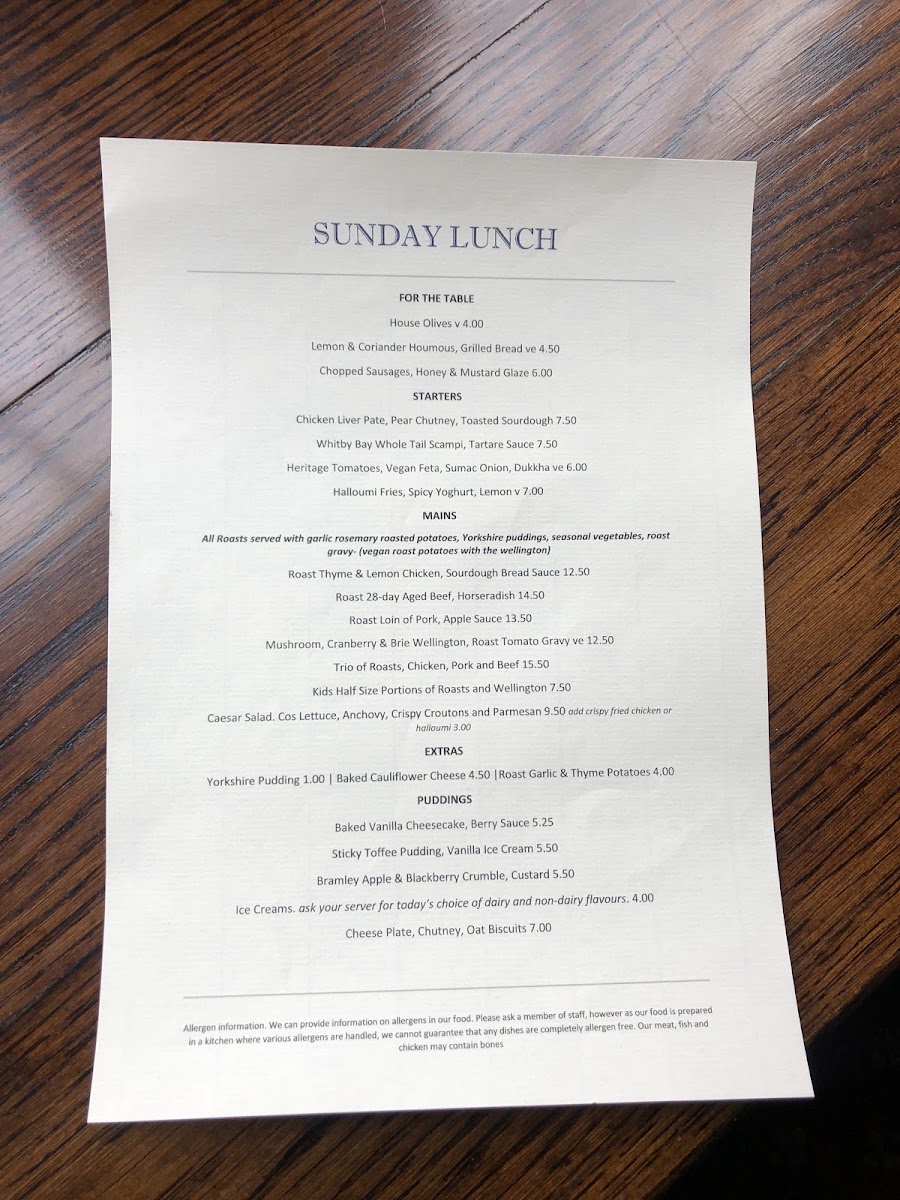Angel In The Fields Menu 4