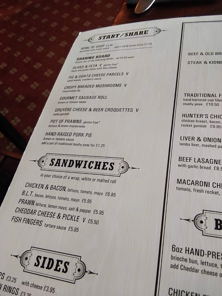 Angel In The Fields Menu 5
