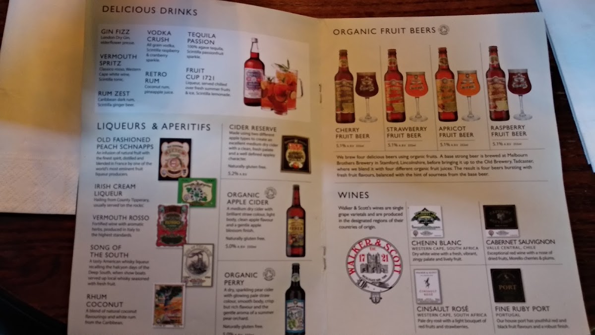 Angel In The Fields Menu 9