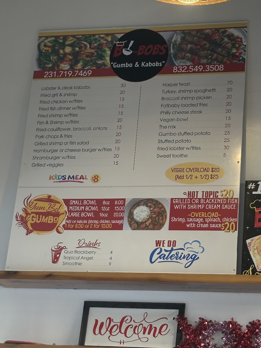 Bo-bobs Menu 2